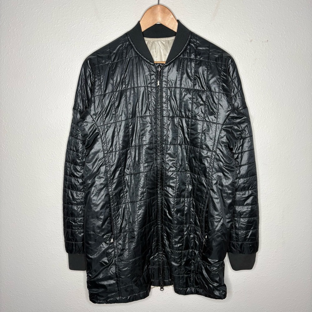 COTOPAXI KUSA PARKA Black/Beige Reversible Quilted Coat Size M/L